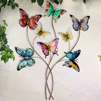 Harms Import Wand Bild Objekt Schmetterling Außen Dekoration Design Terrassen Balkon Behang