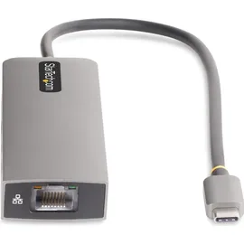 Startech StarTech.com 3-Port USB-C Hub, 2.5Gbps Ethernet 100W Power Delivery Pass-Through, 10Gbps, 2X USB-A/1x USB-C, Mini USB Hub, USB C auf USB