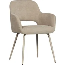 Woood Esszimmerstuhl Jenny Webstoff beige 2er Set