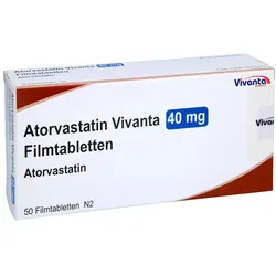 ATORVASTATIN Vivanta 40 mg Filmtabletten 50 St