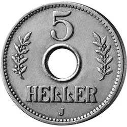 2er-Set Deutsch-Ostafrika 5 und 10 Heller 1908-1914