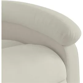 vidaXL Relaxsessel 55,3 x 82 x 73,4 cm Creme Samt elektrisch