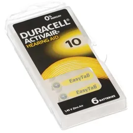 Duracell Activair Hörgerätebatterien 10 6 St.