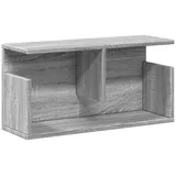 vidaXL Wandschrank 60x20x30 cm Grau Sonoma Holzwerkstoff