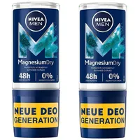 NIVEA MagnesiumDry Deo Roll-On 2 x 50 ml
