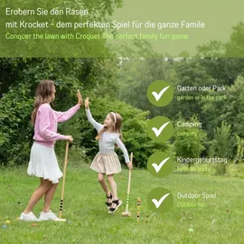 Gico Krocketspiel für 6 Spieler 3226