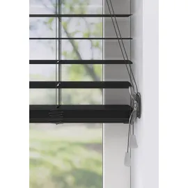 MY HOME Jalousie Matt (B x H: 150 x 180 cm, schwarz Aluminium)