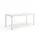 KAWOLA LONGA Gartentisch 180 x 90 x 75 cm hellgrau
