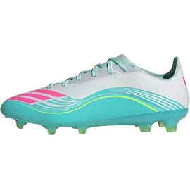 adidas F50 Messi Pro FG FG Herren Cloud White/Lucid Pink/Flash Aqua 48 2/3