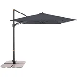 Doppler Pendelschirm myZone AX ca. 320 cm x 240 cm Anthrazit 8-teilig