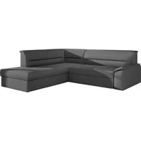 Ecksofa mit Schlaffunktion und Bettkasten, Sofa Eckcouch L-Form Schlafsofa Sofagarnitur Wohnlandschaft mit Bettfunktion Polstergarnitur Couch für ...