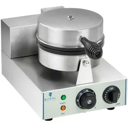 Royal Catering Waffeleisen mit 1.300 Watt - rund