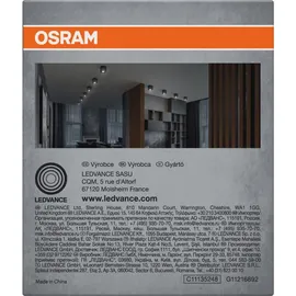 Osram Spot Surface Square Deckenaufbauspot, schwarz, mit GU10 Sockel, kann mit einfacher oder smarter Lampe bestückt werden, flexibler Ausstrahlwinkel, Schutzklasse IP20, hochwertiges Gehäuse