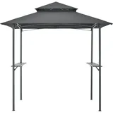 [en.casa] Pavillon, Parga 250x241x151cm Dunkelgrau