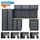 Trutzholm Hochschrank Stahl Holz 260 x 183 cm orange abschließbar