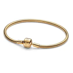 Pandora 563390C00 Damen-Armband für Charms Goldfarben, 18 cm