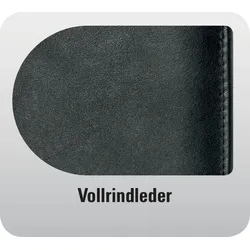 Chronoplan Kalender-Ringbuch A5 Compact Standard Leder schwarz