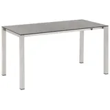 OUTLIV. Rimini Ausziehtisch 140/178,5/210x70cm Edelstahl/HPL Hellgrau