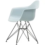 Vitra - Eames Plastic Armchair DAR RE, basic dark / eisgrau (Filzgleiter basic dark)