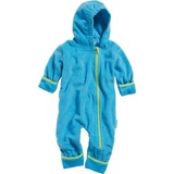 Playshoes Fleece-Overall BASIC in türkis, Gr.68