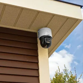 ANNKE I81EM 3K 5 MP PoE Dome Überwachungskamera mit Schwenk- und Neigefunktion, Nachtsicht in Farbe - Weiß