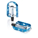 XLC Pedale MTB Ultralight, Silber/Blau, 20x10x4cm