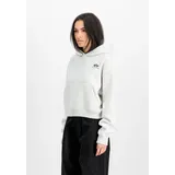 Alpha Industries Hoodie Grau Melange L