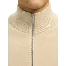 Selected SLHTELLER FN RELAXED ZIP CARDIGAN Herren Beige S