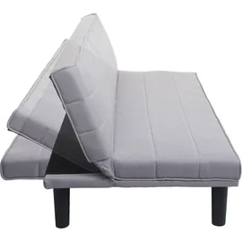 Mendler Schlafsofa Stoff 2-Sitzer Grau