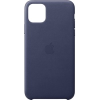 Apple iPhone 11 Pro Max Leder Case mitternachtsblau