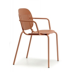 Stapelsessel Si-Si Barcode - ZE - terracotta