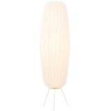 Brilliant Stehlampe »June«, 1 flammig-flammig, 110 cm Höhe, E27, max. 20 W, Papier/Metall, weiß, weiß