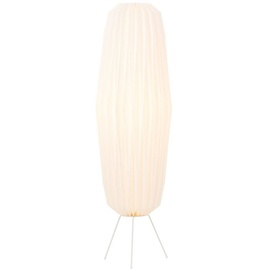 Brilliant Stehlampe »June«, 1 flammig-flammig, 110 cm Höhe, E27, max. 20 W, Papier/Metall, weiß, weiß