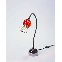 serien lighting Poppy Tischleuchte rubinrot | schwarz