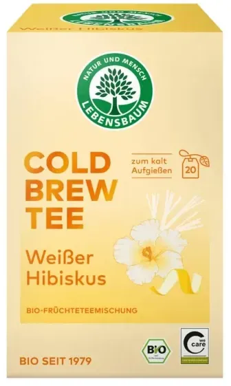 Lebensbaum Cold Brew Weißer Hibiskus bio (20Btl)