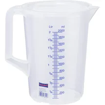 Hünersdorff 937000 Messbecher 2000 ml Kunststoff