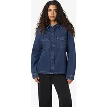 Noisy May Jeansbluse NMNEW SIGNE L/S DENIM SHIRT VI002MB NOOS Blau L