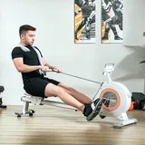 sportnow Rudergerät Weiß