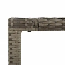 vidaXL Garten-Essgruppe 7-tlg. Grau