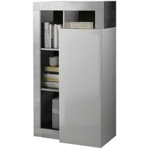 Home Affaire Mehrzweckschrank Hamburg 69 x 126 x 42 cm Weiß