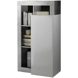 Home Affaire Mehrzweckschrank Hamburg 69 x 126 x 42 cm Weiß