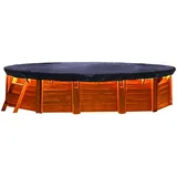 Quick Star Solarplane Oval schwarz 4,4 m x 7,0 m