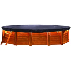 Quick Star Solarplane Oval schwarz 4,4 m x 7,0 m