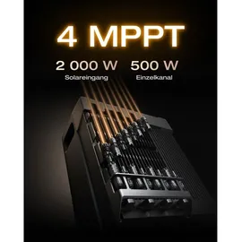 myvoltaics Balkonkraftwerk bifazial 800 W inkl. 3,84 kWh EcoFlow STREAM Ultra X