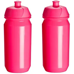 Trinkflaschen 2 x - 500 ml - Auffällige rosa rosa Trinkflasche 500ML