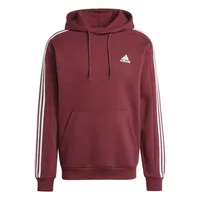 Adidas Herren Essentials 3-Streifen Hoodie, Shadow red,