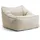 mokebo Sitzsack Der Lümmel Cord 80 x 60 x 83 cm Beige mit Hocker