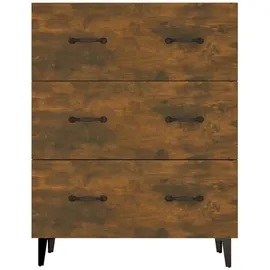 vidaXL Sideboard Räuchereiche 69,5x34x90 cm Holzwerkstoff