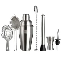 Vacu Vin 7tlg. Cocktail-Set in Silber
