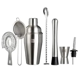 Vacu Vin 7tlg. Cocktail-Set in Silber